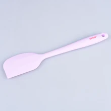 Встроенный силиконовый скребок, скребок для выпечки, кухонный скребок, силиконовый крем для торта, лопатка для масла, инструмент для торта D697