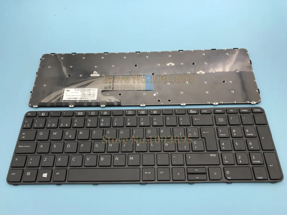 Новая испанская клавиатура для ноутбука hp Probook 450 G4 455 470 с рамкой | Компьютеры и