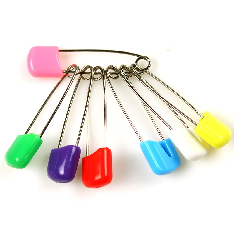 

Fixed diapers multifunctional colorful Large cartoon pin baby safety pin baby safety products candy color,10pcs/lot