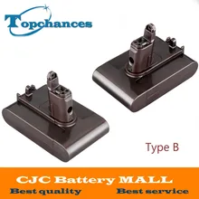 High Quality 2PCS Replacement Power Tool Battery 22.2V 2.0Ah 2000mah Li-ion Type B for Dyson DC31 / DC34/DC35/DC44 /DC 45