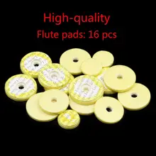 1 комплект подушечки для флейты 16 шт. открытые отличные материалы принадлежности для флейты запчасти