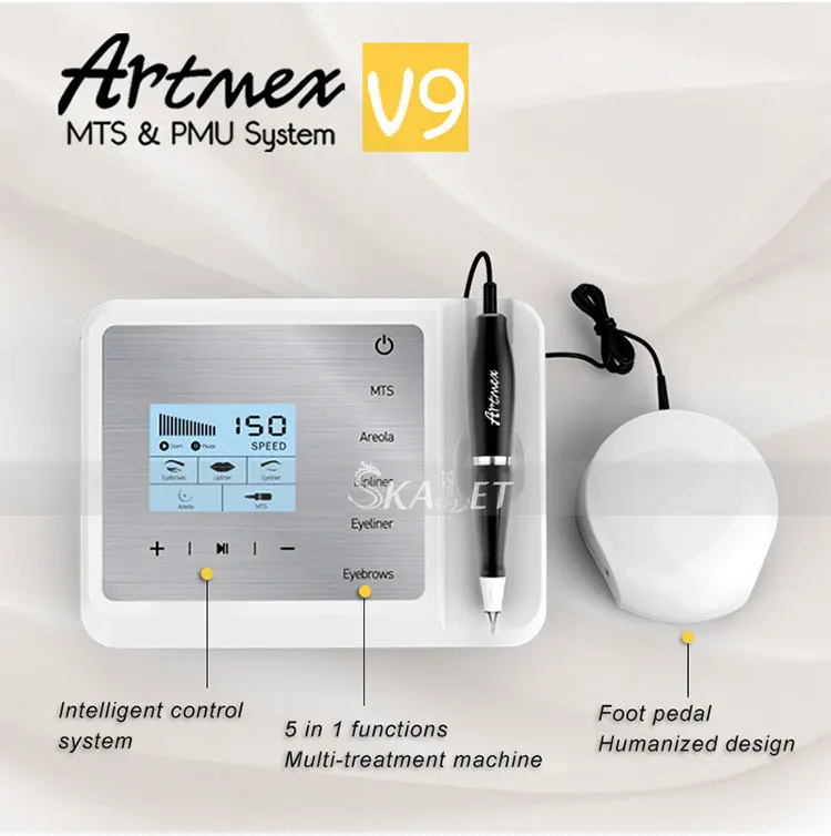 Корея технологии татуаж машина цифровой татуировки Artmex V9