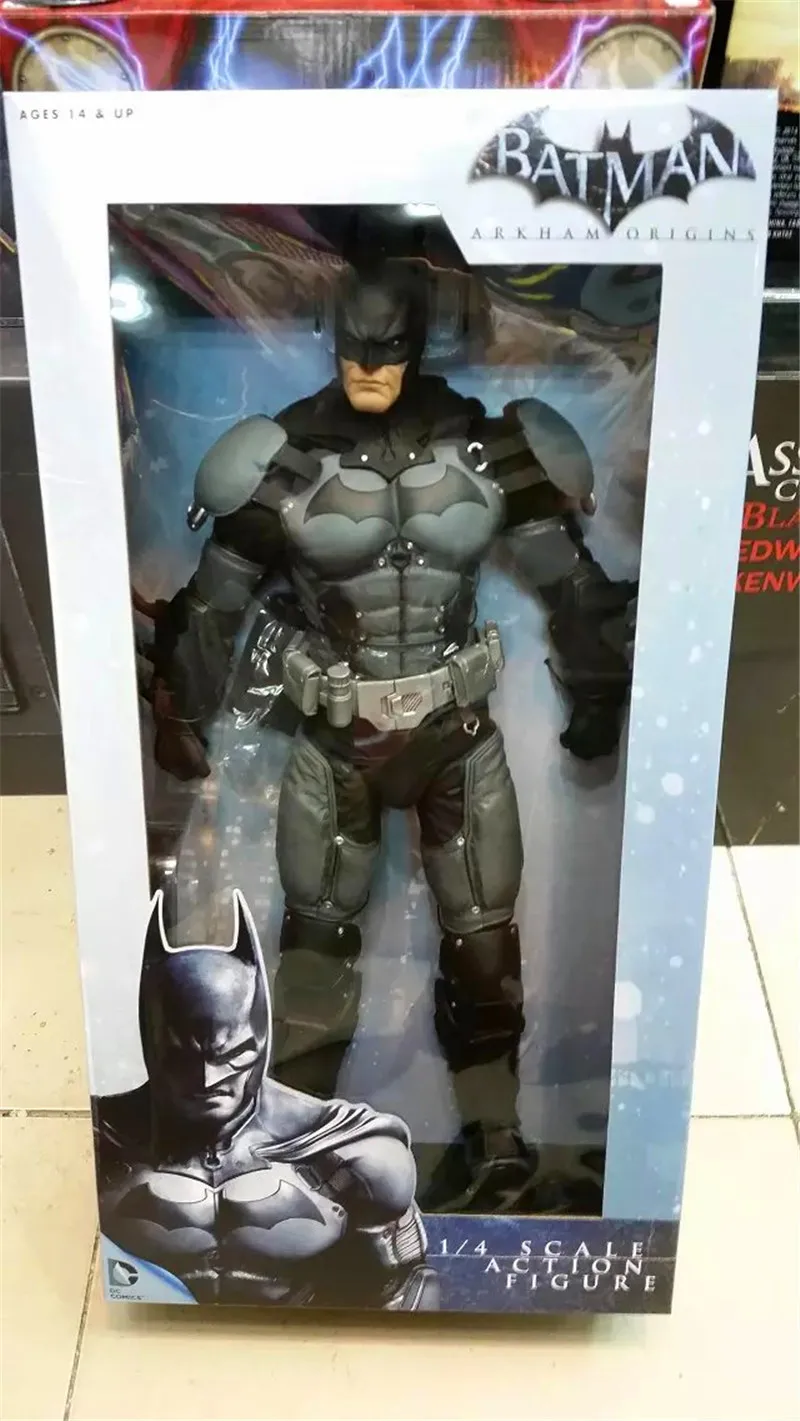 NECA Бэтмен Фигурки 1/4 DC Arkham Asylum размера плюс модель игрушки 50 см
