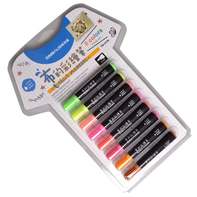 

fabric painted pen DIY Art Marker For Drawing Anime Art School Supplies Stationery hand-painted pillow