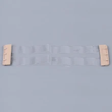 Женский сексуальный прозрачный удлинитель для бюстгальтера на бретельках эластичный невидимый бюстгальтер силиконовый бюстгальтер на крючках расширители ремешки