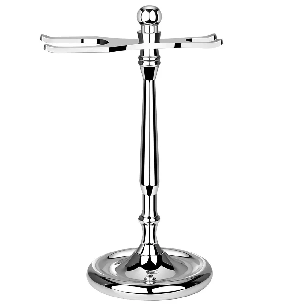 ZY Men Shaving Razor Stand Double Edge Safety Razor Holder Badger Shaving Brush Classic Shave