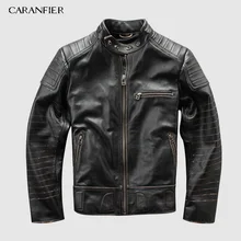 CARANFIER Vintage Genuine Leather Jacket Mens Brand Motorcycle Multifunction Jacket Men Detachable Jackets DHL Free Shipping CARANFIER Vintage Genuine Leather Jacket Mens Brand Motorcycle Multifunction Jacket Men Detachable Jackets DHL Free Shipping