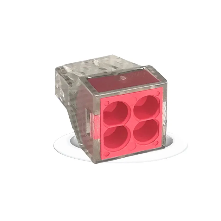 PCT-104E 100 шт. быстродействующий коннектор Teminator Lug 24A 400 V 2.5mm ^ 2 4 Pin Весна Faston клеммный блок комплект соединителей Электрический