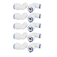 1/" x 3/8" колено патрубка Push In быстрое подключение 10 шт. для RO фильтр для воды фитинг