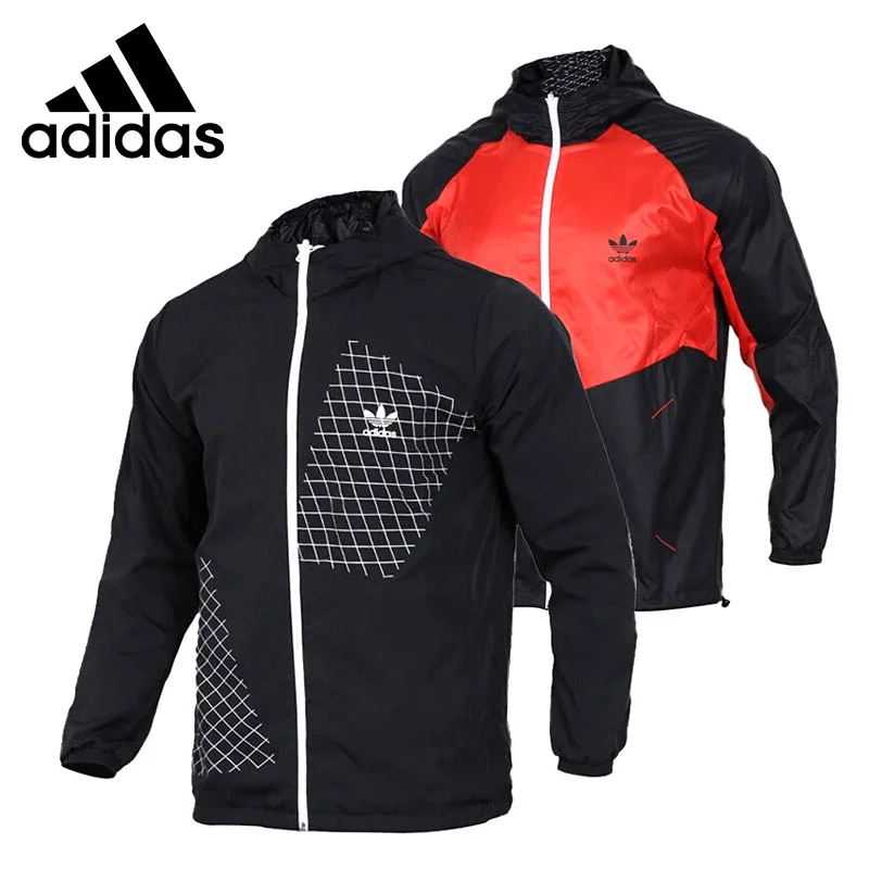 

Original New Arrival 2018 Adidas Originals D REV WB JACKE Men's jacket Hooded Sportswear (Reversible)