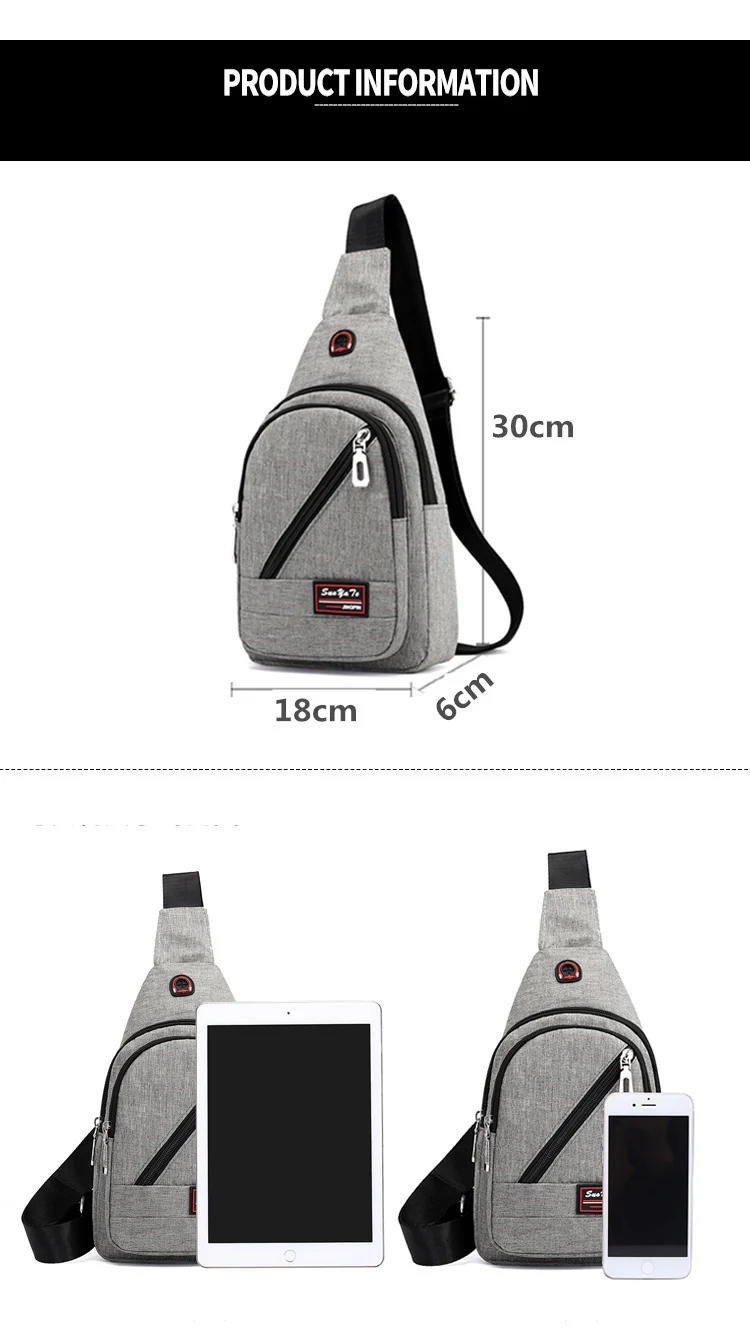 Мужская нагрудная сумка, Большая вместительная сумка на плечо, многофункциональная сумка через плечо для мужчин, сумка мессенджеры, сумка для путешествий, женская сумка