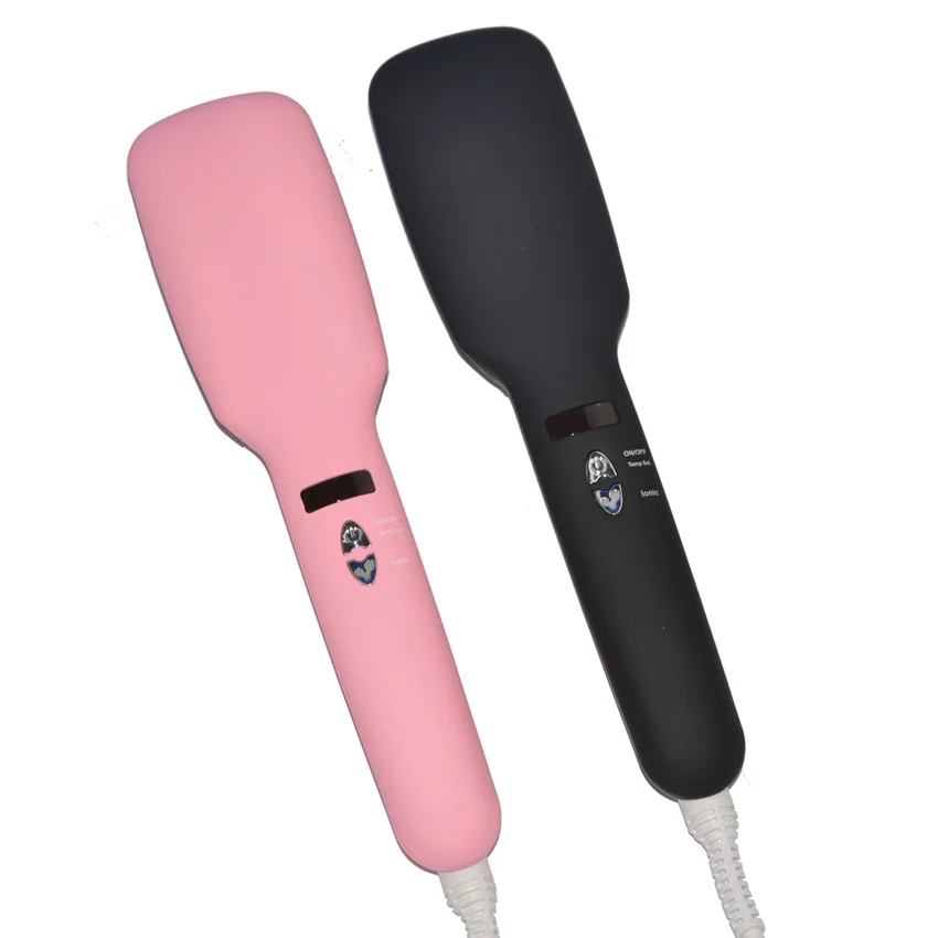 Выпрямитель для волос с ЖК дисплеем и регулятором температуры|fast hair straightener