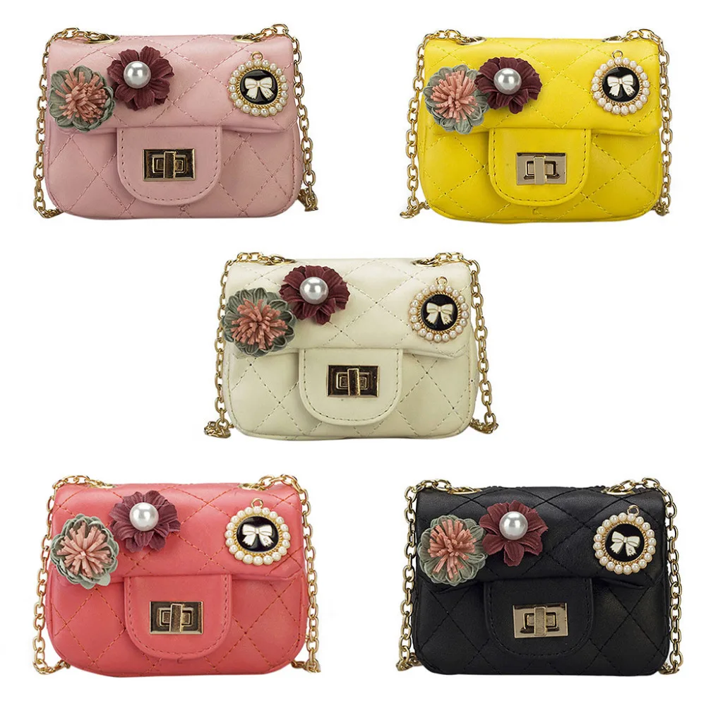

Children Kids Girls Shoulder Bag Fashion Handbags Chain Crossbody Messenger
