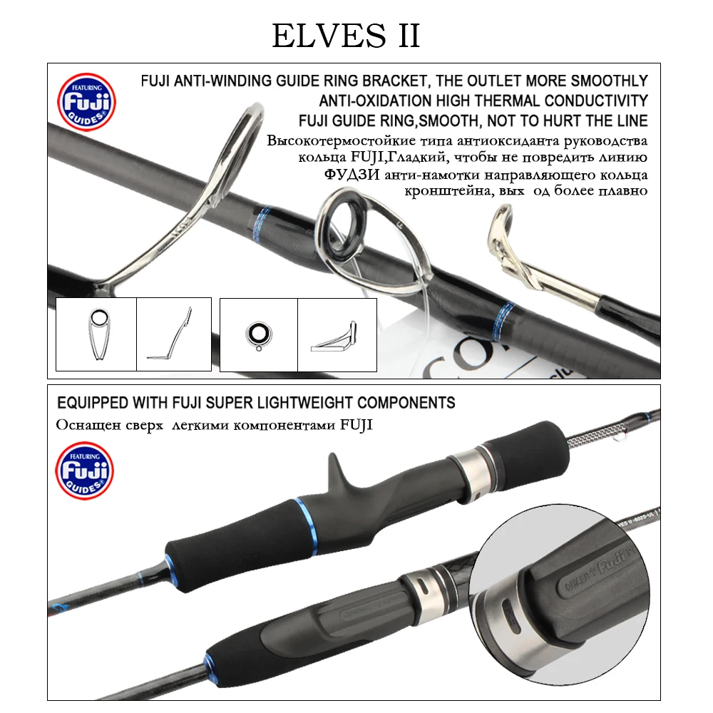Высокоуглеродистый ультра-светильник, быстрое действие, удочка для форели, 0,8-5 г, 0,5-4 г, вес приманки, Fuji, спиннинговая удочка, рыболовные снасти