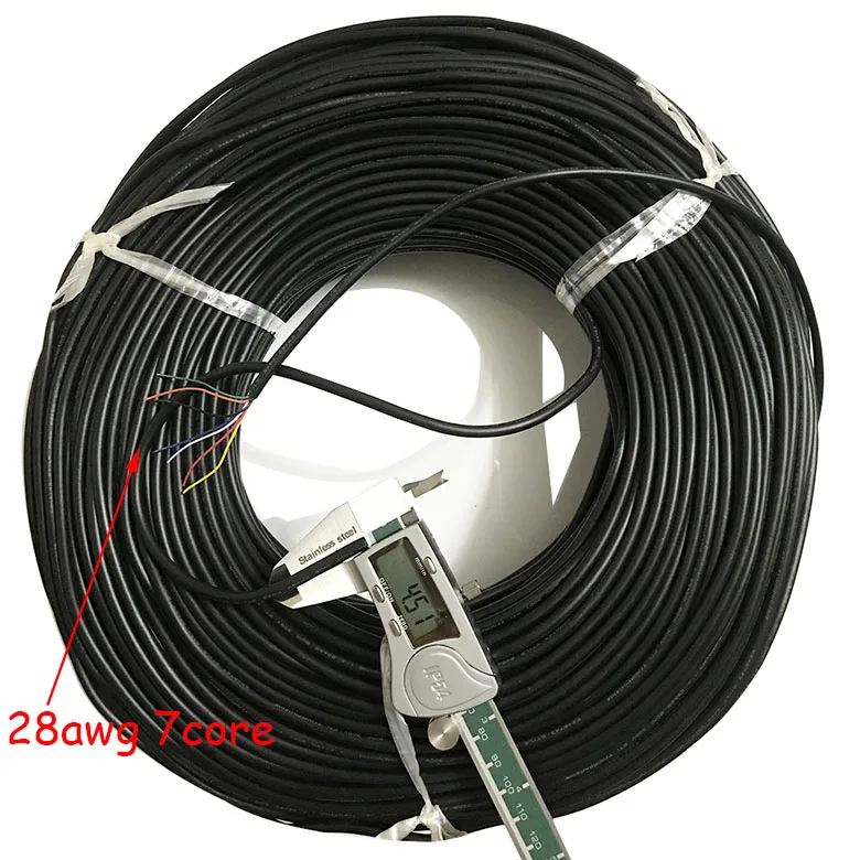 9 10pin computador fio 28awg ul2464 canal