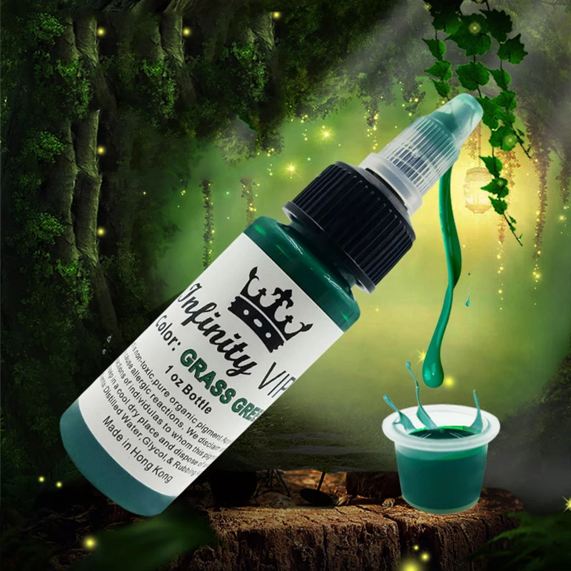 

7 Colors Tattoo Ink Plant Pigment Set Permanent Makeup Pigment 30ml Professional Body Painting Pigment Ink for Tattoo