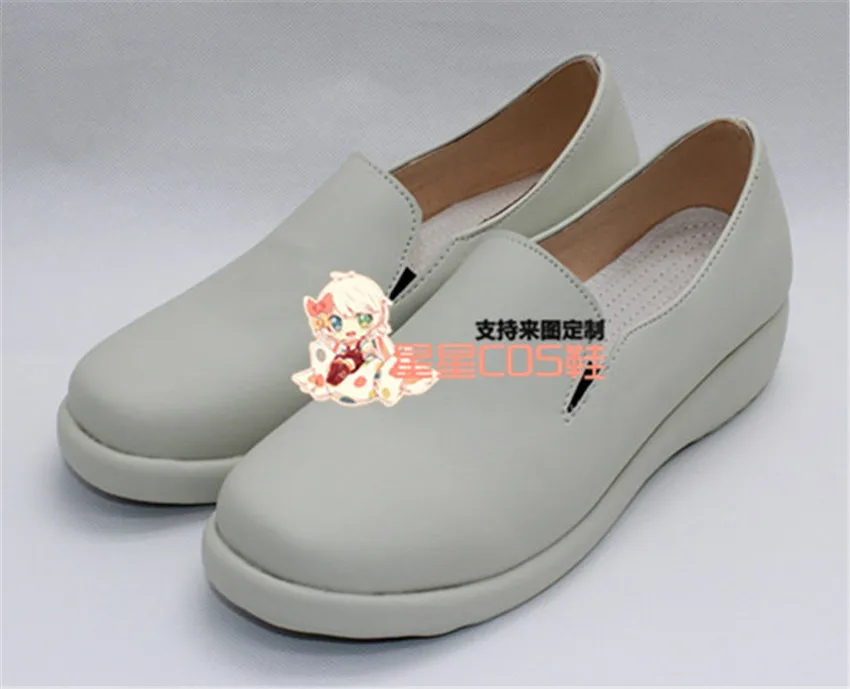 

Seraph of the End Hyakuya Mikaera White Halloween Cosplay Shoes Boots X002