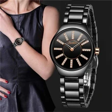 SUNKTA Топ Роскошные часы женские креативные женские часы с керамическим браслетом женские часы Relogio Feminino Montre Femme