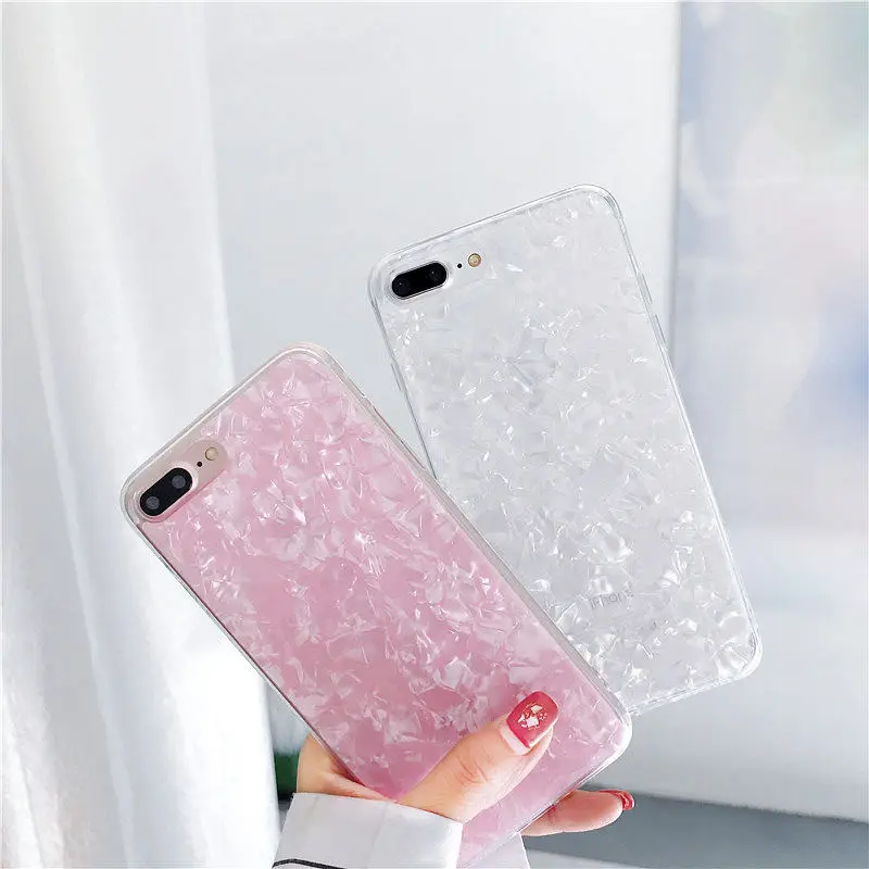 

PAWPAW Fashion Shell Pattern case for iPhone 6 case for iPhone 7 case all-inclusive soft shell 8 8plus x