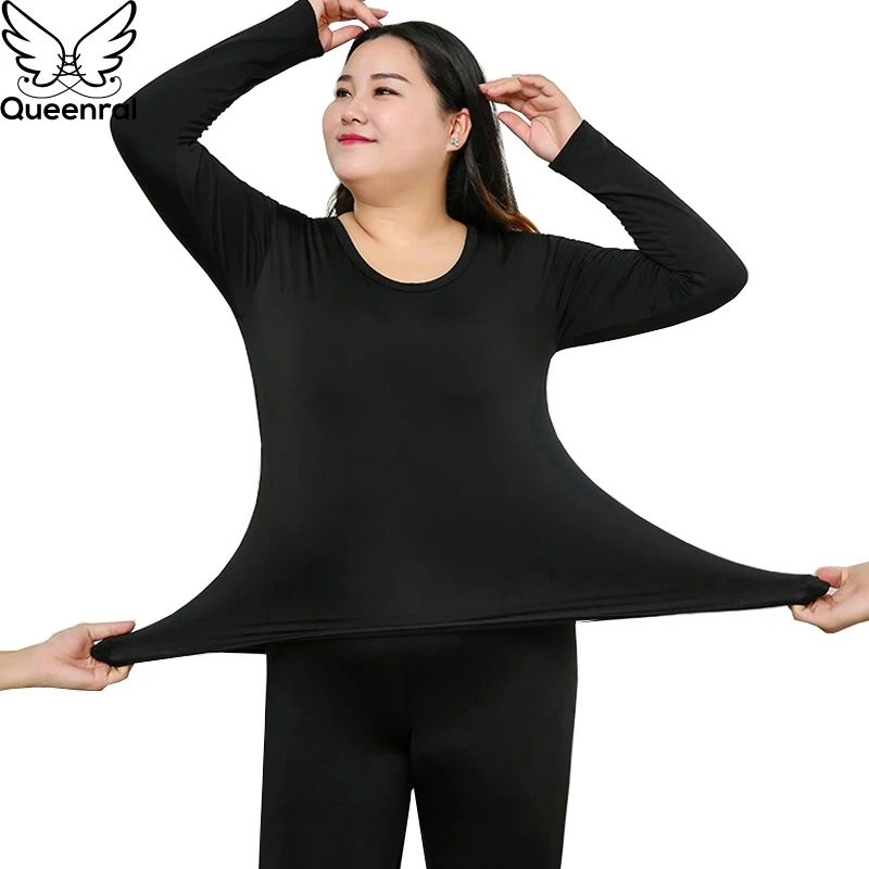 Queenral Thermal Underwear Women Plus Size XL-6XL Long Johns Women For Winter Warm Large Size Slim Shaper Thermal Underwear Queenral Thermal Underwear Women Plus Size XL-6XL Long Johns Women For Winter Warm Large Size Slim Shaper Thermal Underwear