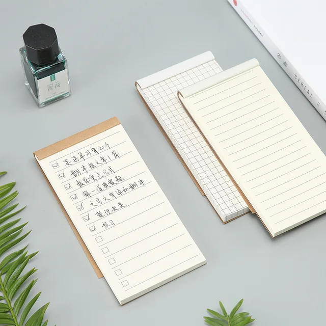 compact stationery to do list notepad tearable notebook portable