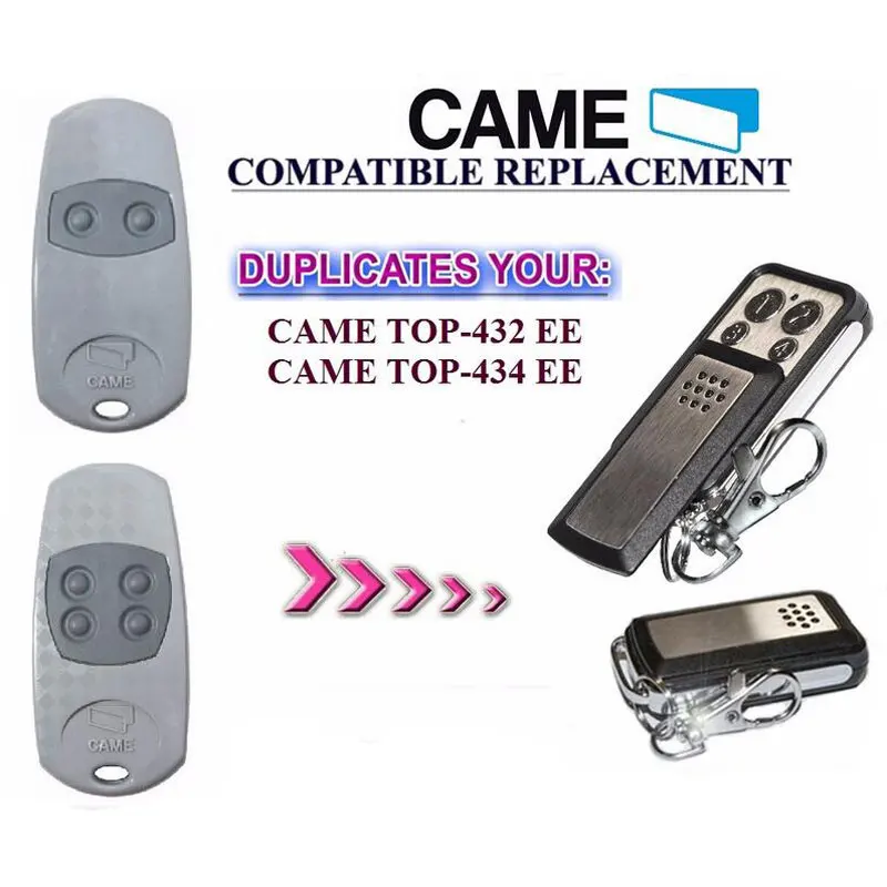 

CAME TOP 432EE 434EE 4 button wireless RF Transmitter /Handsender Duplicator