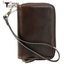 Ключница, чехол, кошелечного типа, мужские кошельки из коровьей кожи, новинка, мужские брендовые Клатчи из натуральной кожи