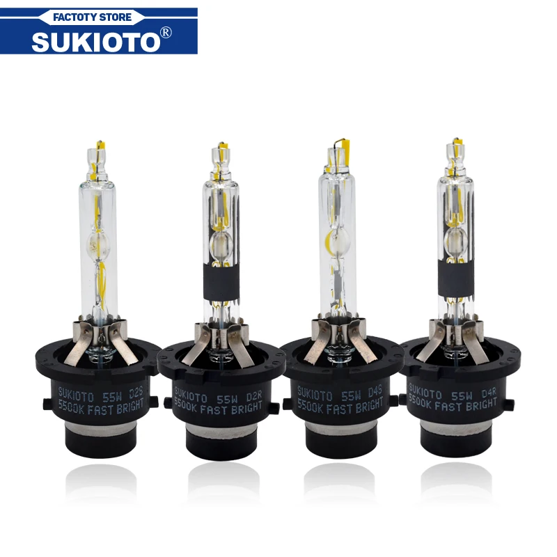 Фары головного света SUKIOTO Xenon HID 55 Вт D4S D2S 2 шт. D2R D4R 5500K для D2 D4 балласт D5DV00829000 1307329087