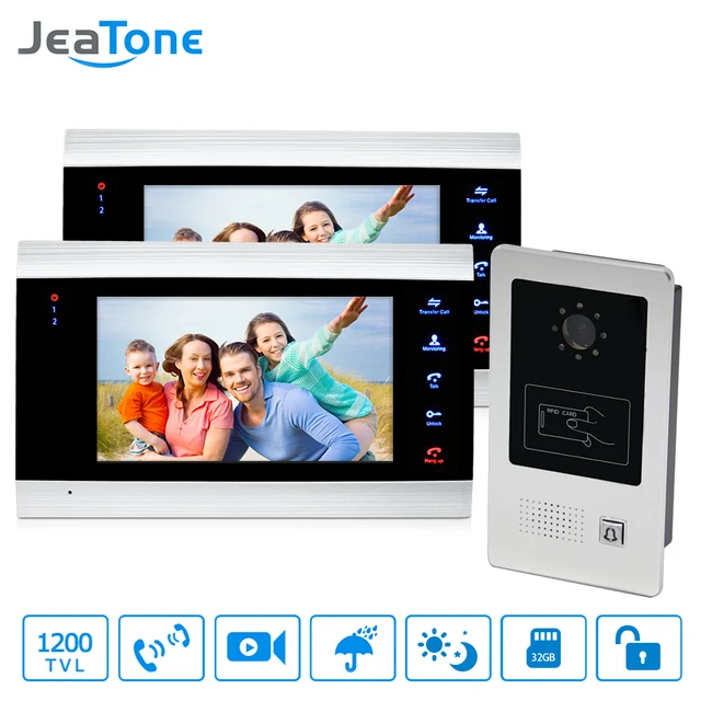 Extraordinary Offers 7" Video Door Phone Doorbell Video Intercom System Security Access Control Waterproof Wide View Angle Call Panel RFID Card 1-2 Extraordinary Offers 7" Video Door Phone Doorbell Video Intercom System Security Access Control Waterproof Wide View Angle Call Panel RFID Card 1-2