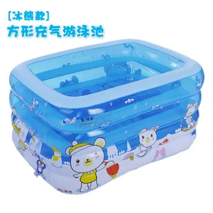 

1 pic Swimming  school inflatable children's pool pool swimming pool inflatable pools for adults Inflatable squar45*110*75 TXY33
