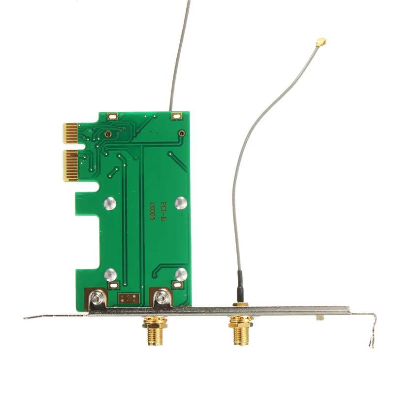 1 шт. 802.11n беспроводной мини WiFi карта PCI-E к PCI-E адаптер WLAN карты расширения Новый