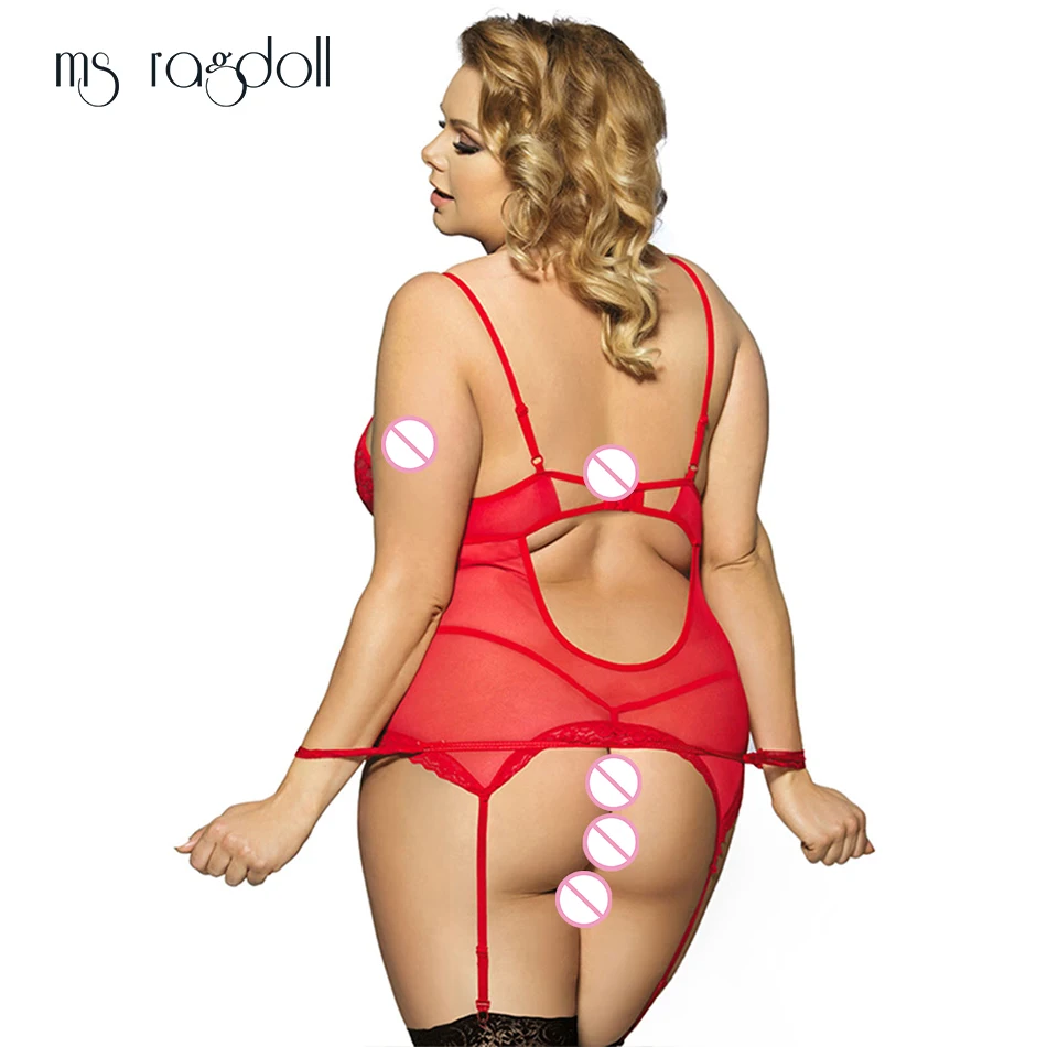Сексуальное нижнее белье ms ragdoll размеры до 6XL женское наручники стринги
