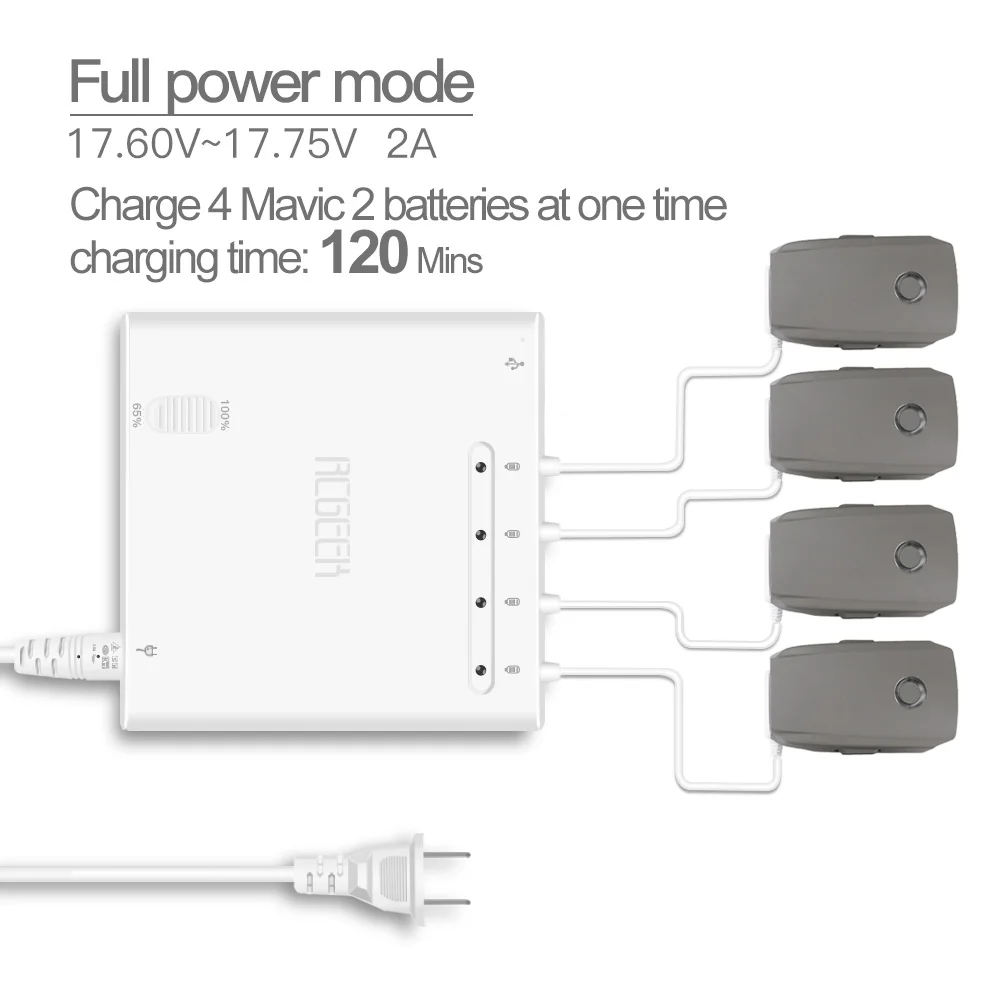 Mavic 2 Pro Zoom Drone Battery Charger 6 in 1 Charging Hub for DJI Intelligent Car Adapter | Электроника