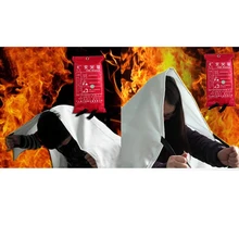 1,5*1,5 м прочное противопожарное одеяло, укрытие для безопасности, противопожарная защита для дома, отеля, офиса, спорта на открытом воздухе, аварийный инструмент безопасности для выживания