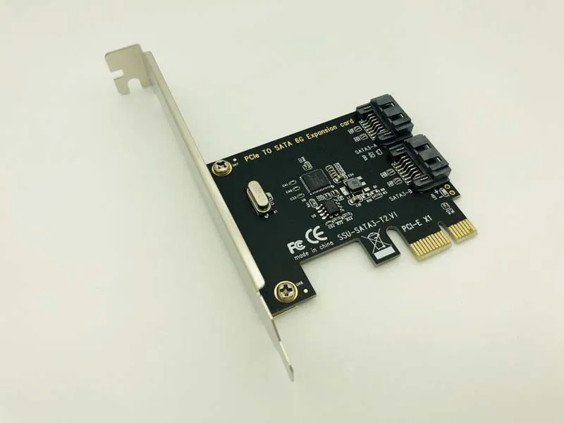 H1111Z добавьте карты PCI E SATA 1X 4X 8X 16X Express к 3 0 2 порта III 6 Гбит/с плата адаптера