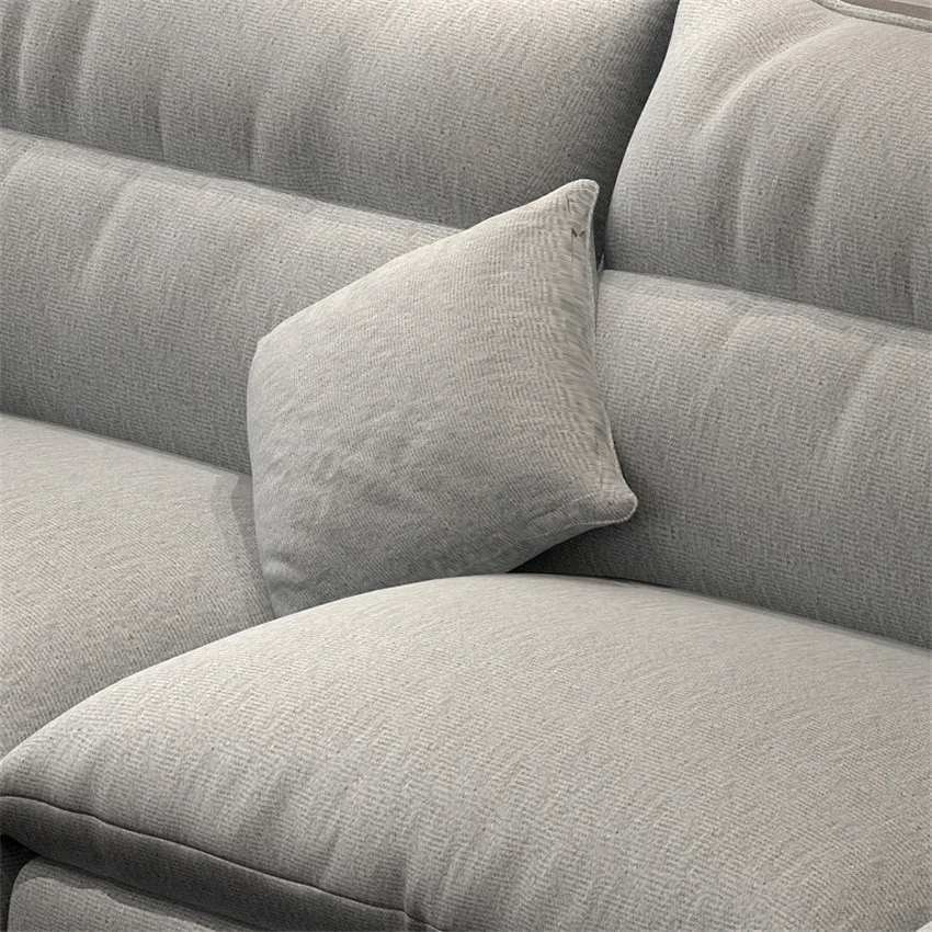 006 набор диванов из хлопка и льна/ворса, секционный диванчик для гостиной, Каркас дивана, комбинация губки/латексных частиц, подушка