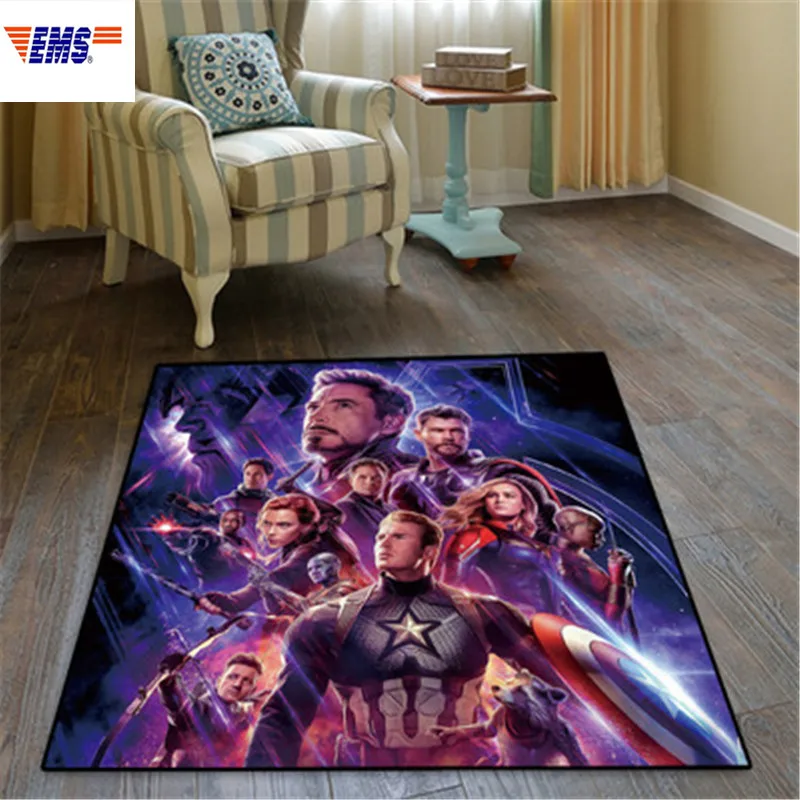 

160X160CM Avengers:Infinity War Square Carpet Creative Boy Bedroom Carpet Ornaments Home Decoration Accessories X786