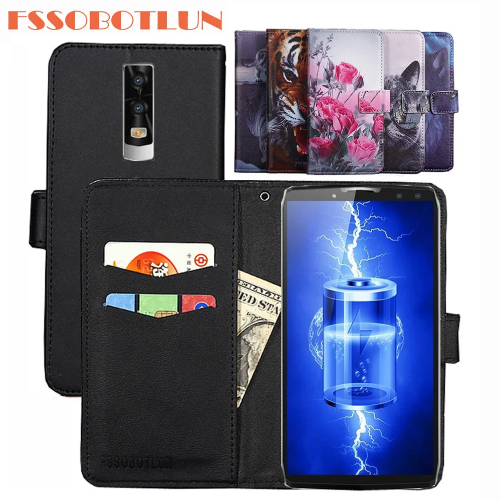 

FSSOBOTLUN 9 type For Blackview P10000 Pro Case PU Leather Retro Flip Cover Shell Magnetic Fashion Wallet Cases Kickstand Strap