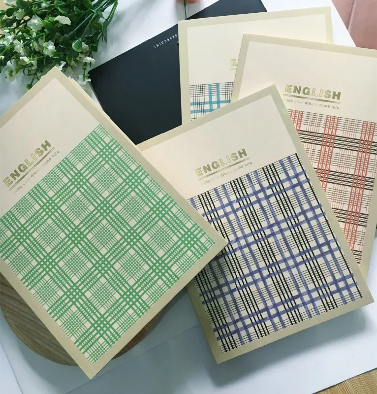 

MIRUI Stationery 16K 34 sheets English practice books school supplies foreign language book B5 copybook homework book