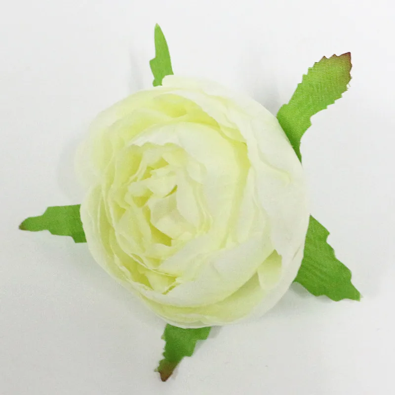 7 см высокое качество искусственный шелк Поддельные Чайные розы цветочные головки для DIY свадьбы дома арка для вечеринок цветы украшения Искусство Флорес