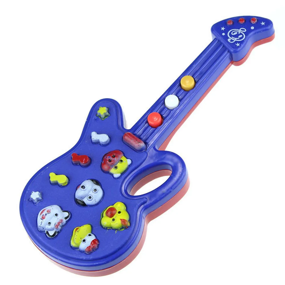 Muqgew для новорожденных милые детские игрушки электронная гитара игрушка детская рифма Музыка Дети подарок игрушечный музыкальный инструмент