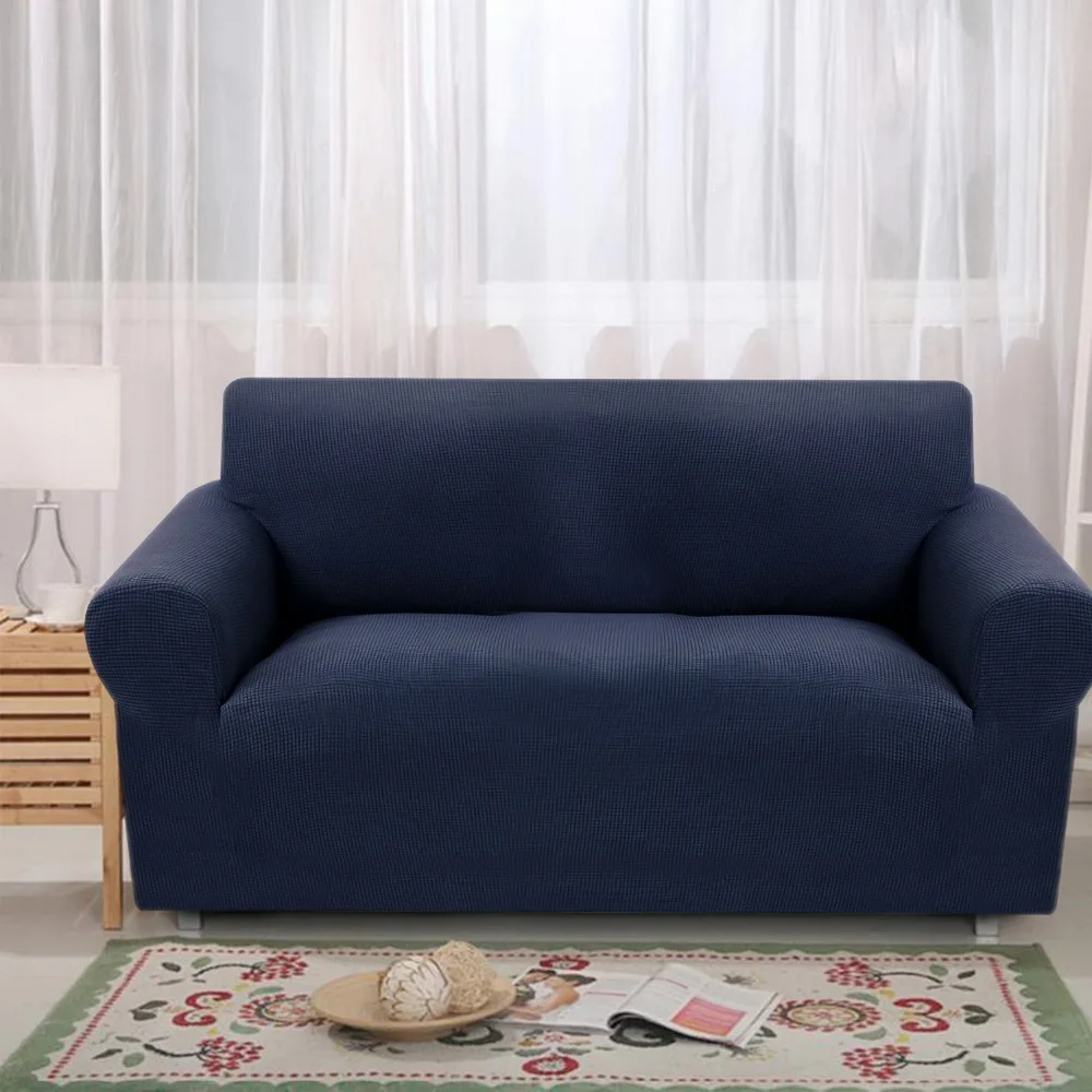 

Velvet Sofa Cover For Living Room Knitted Stretch Sofa Cover All-inclusive Couch Case Home Decor Sofa Slipover High Quality A