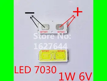 

200pcs EVERLIGHT LED 7030 LED Backlight TV High Power 1W 6V LED Backlight Cool white For LED LCD TV Backlight Application