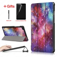 Тонкий магнитный складной чехол для lenovo Tab E8 TB-8304F1 из искусственной кожи чехол-подставка для lenovo Tab E8 чехол
