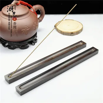 

There are equipment quality ebony long incense inserted present incense Incense seat wooden gift wholesale