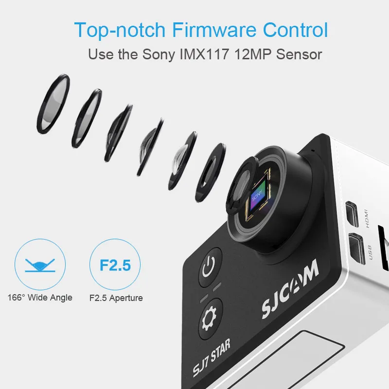 SJCAM SJ7 Star Action Camera 4K Sports DV WiFi Ultra HD 2.0