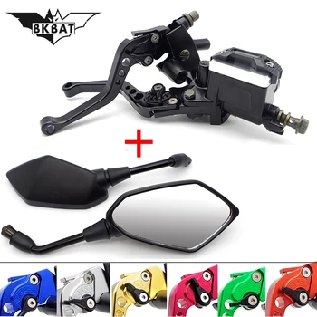 

Motorcycle Hydraulic Clutch Brake Lever Master Cylinder rearview mirror For kawasaki zzr 600 tmax adelin er6n kawasaki klx 250