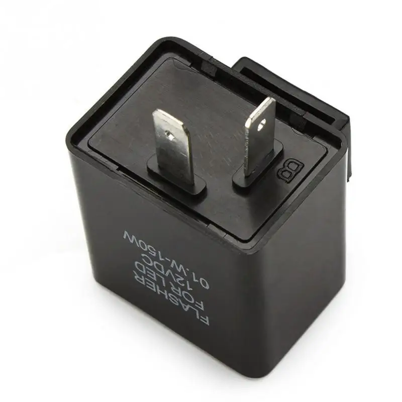 12V 2 Pin указатель поворота мотоцикл вспышки Управление реле регулируемый светодиодный проблесковый маячок реле