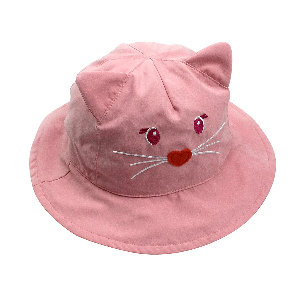 Модная летняя одежда для маленьких мальчиков и девочек; милая детская шляпа с принтом из мультфильма; кепки от солнца