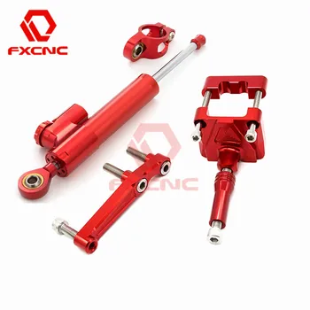 

For Kawasaki NINJA 250R EX250 Ninja250 2008-2012 2009 2010 CNC Motorcycle Stabilize Steering Damper Bracket Mounting Kit Support